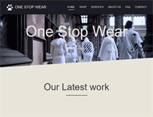 Tablet Screenshot of onestopwear.com